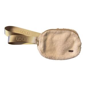 LOLE LOLË IVORY FLEECE CROSSBODY BELT BAG FANNY BAG NWOT